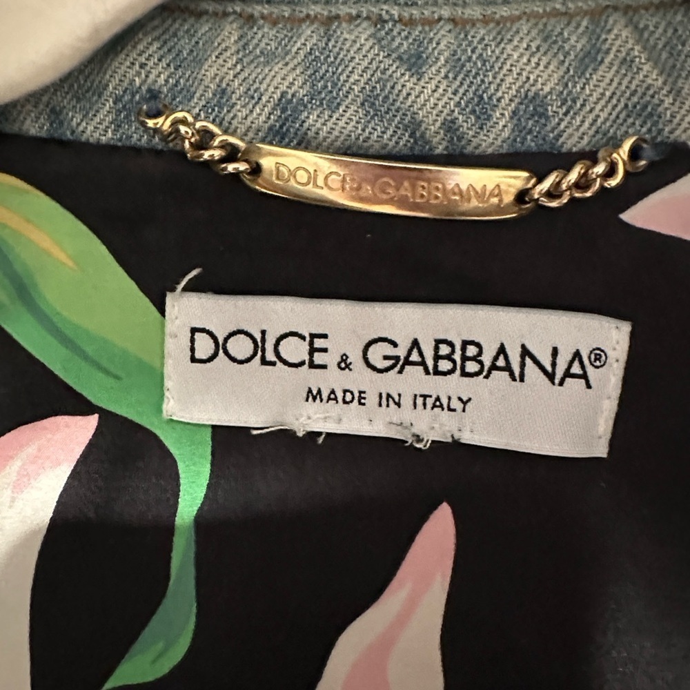Dolce & Gabbana Black Floral Lining Jacket - Picture 6 of 10